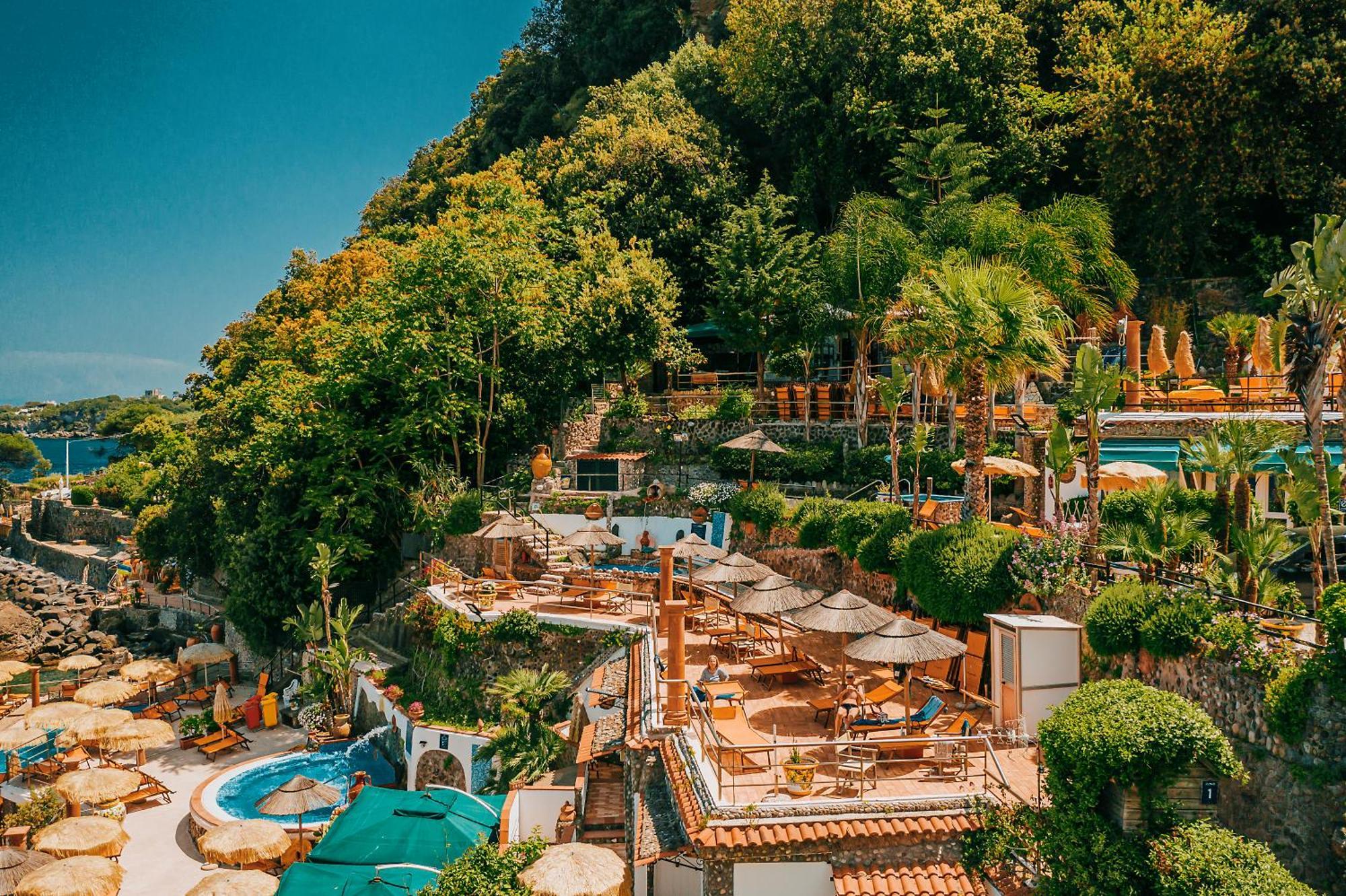 O' Vagnitiello - Parco Balneare Idroterapico - Camere - Ristorante カザミッチョラ・テルメ エクステリア 写真